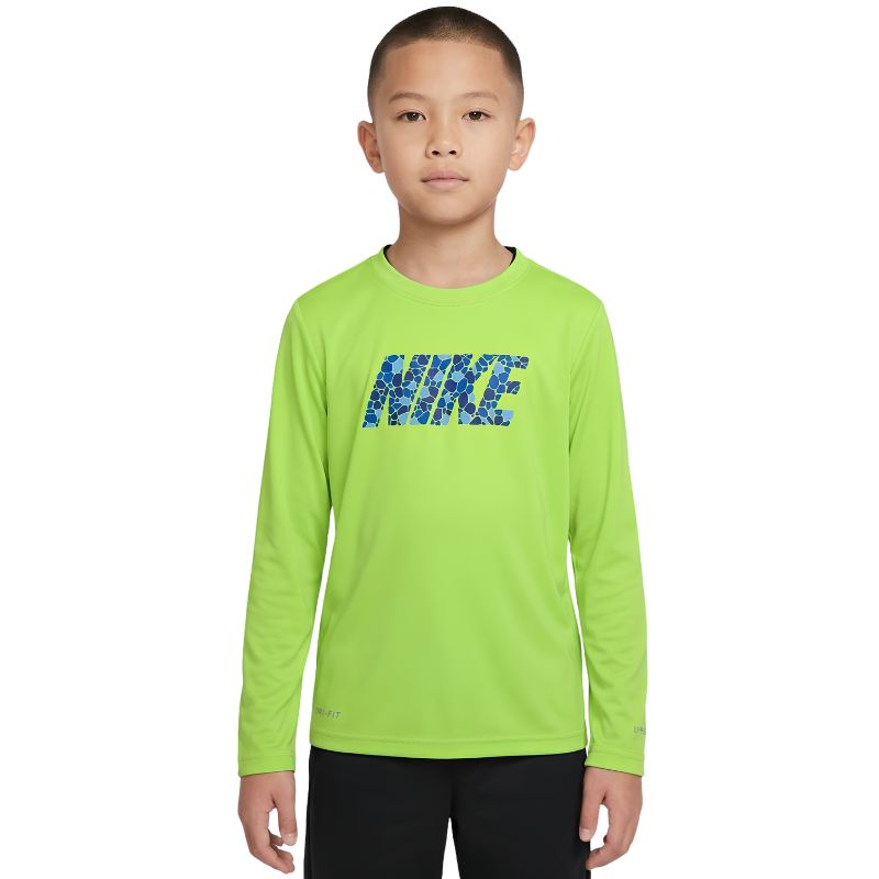 Nike - Boys Pebble Dri-FIT UV Long Hydroguard (Voltage Green)