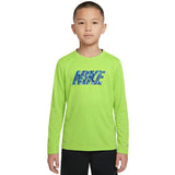 Nike - Boys Pebble Dri-FIT UV Long Hydroguard (Voltage Green)