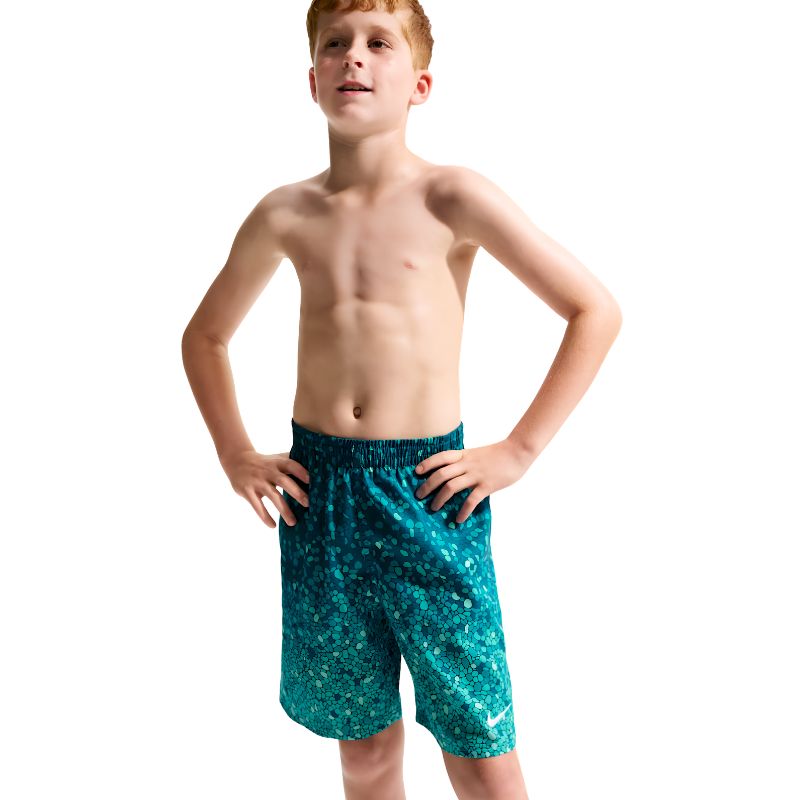 Nike - Boy's Pebble Fade 7" Volley Short (Green Abyss)
