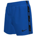 Nike - Boy's Swim Breaker Logo Tape 4" Volley Short (Blue Crystal)