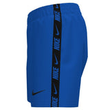 Nike - Boy's Swim Breaker Logo Tape 4" Volley Short (Blue Crystal)