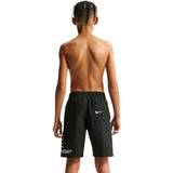 Nike - Boy's Swim Breaker Specs 7" Brief-Lined Volley Short (Black)