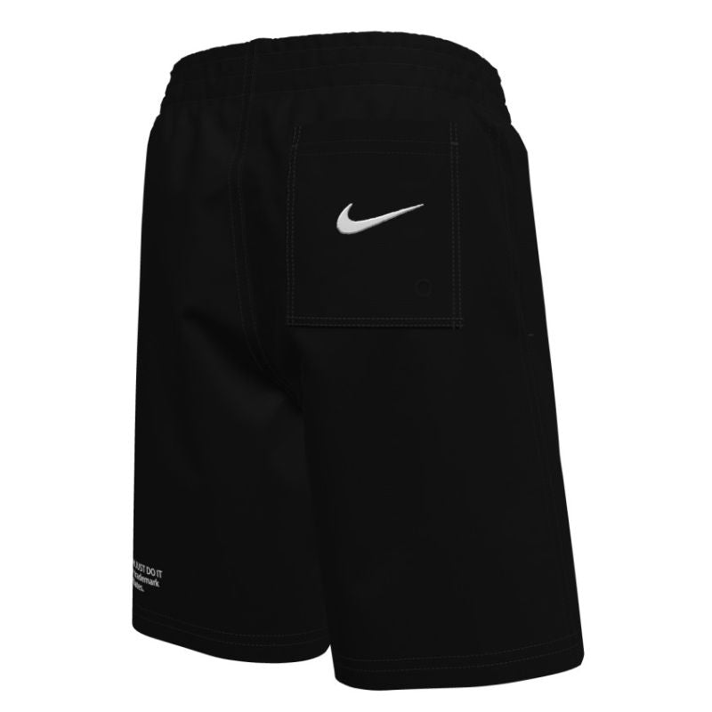 Nike - Boy's Swim Breaker Specs 7" Brief-Lined Volley Short (Black)