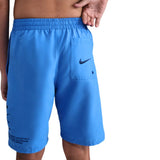 Nike - Boy's Swim Breaker Specs 7" Brief-Lined Volley Short (Blue Crystal)