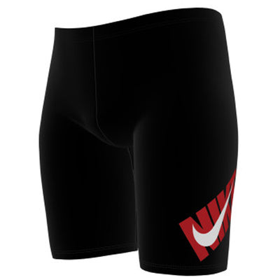Nike - Boys Swim Logo Graphic Jammer (Black)