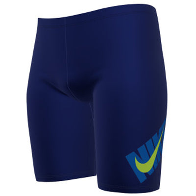 Nike - Boys Swim Logo Graphic Jammer (Midnight Navy)
