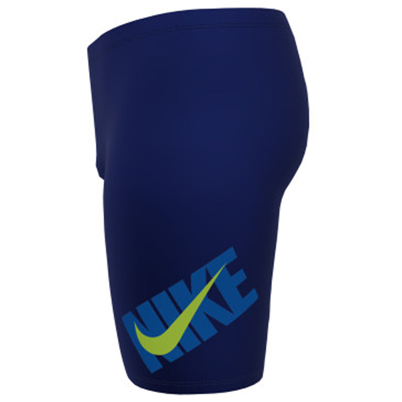 Nike - Boys Swim Logo Graphic Jammer (Midnight Navy)
