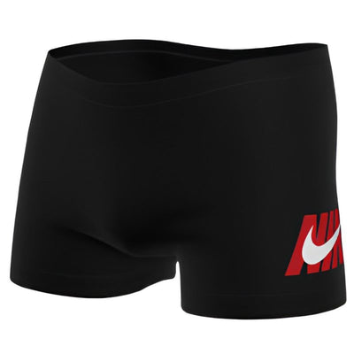 Nike - Boys Swim Logo Graphic Square Leg (Black)