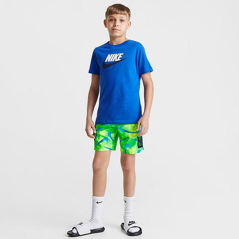 Nike - Boys Tie Dye Swoosh 4' Volley Short (Green Strike)