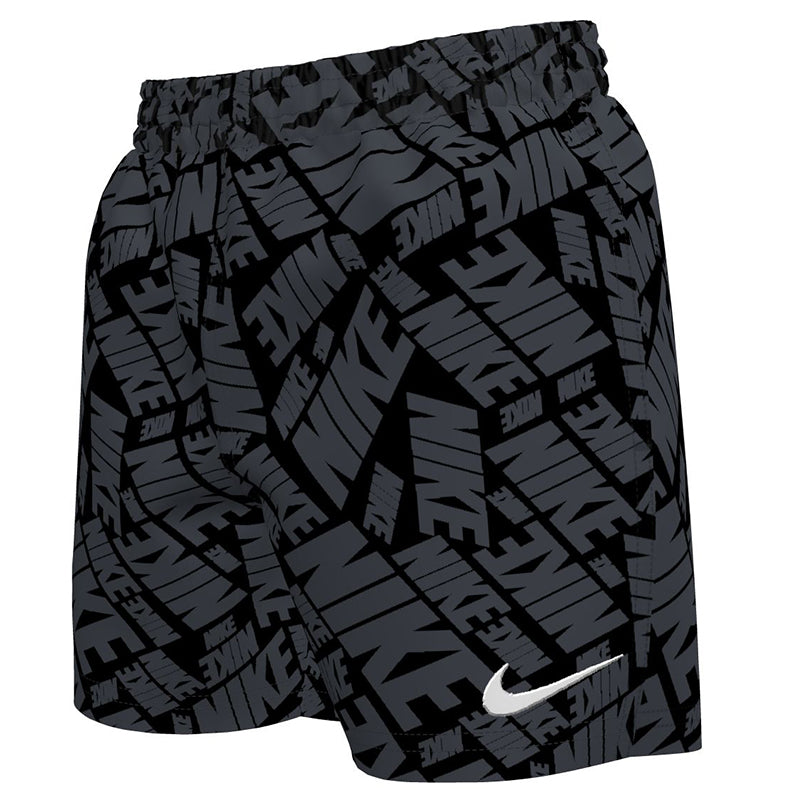 Nike - Boys Tossed Block 4" Volley Short (Black)