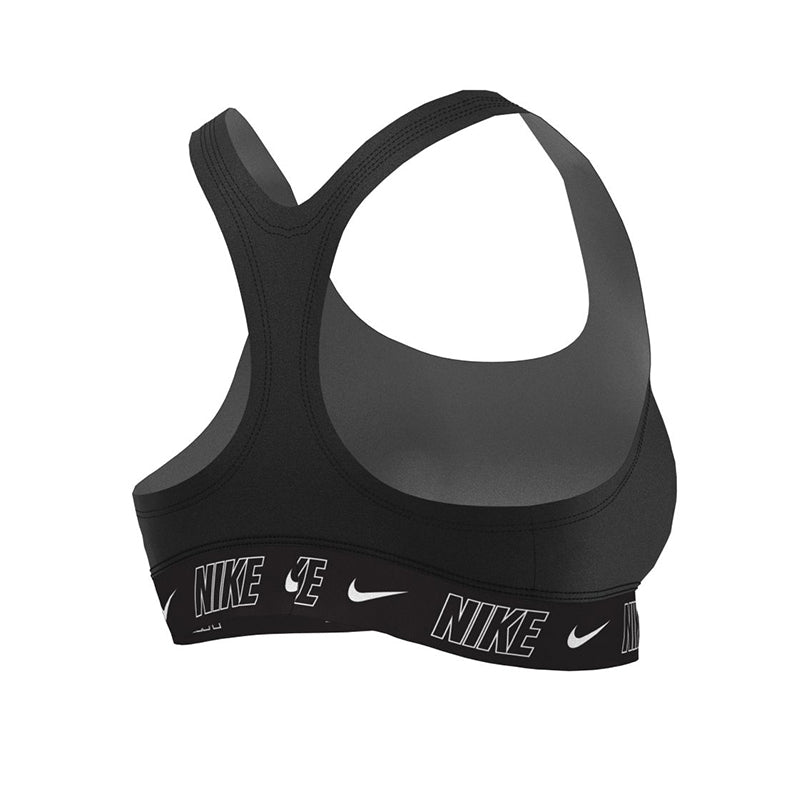 Nike - Fusion Logo Tape Ladies Racerback Bikini Top (Black)