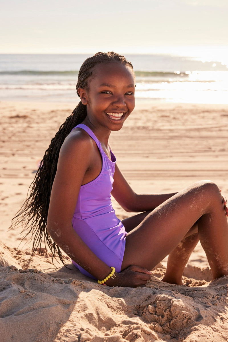 Nike - Girl's Essential Racerback One Piece (Laser Purple)