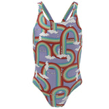 Nike - Girls Hydrastrong Multiple Prints Fastback One Piece (Multi)