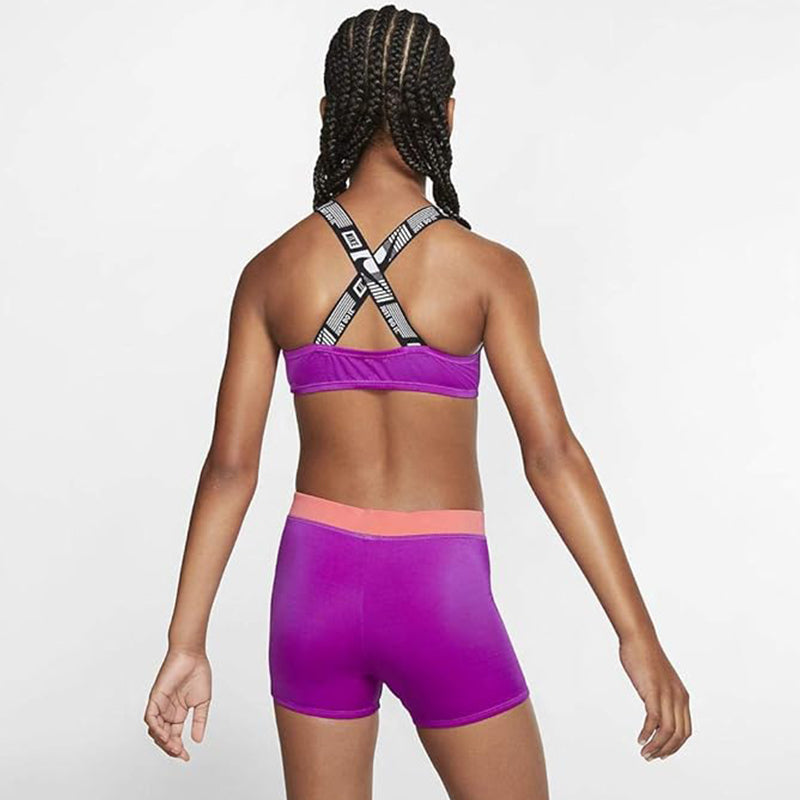 Nike - Girl's JDI Crossback Sport Bikini And Short Set (Vivid Purple)