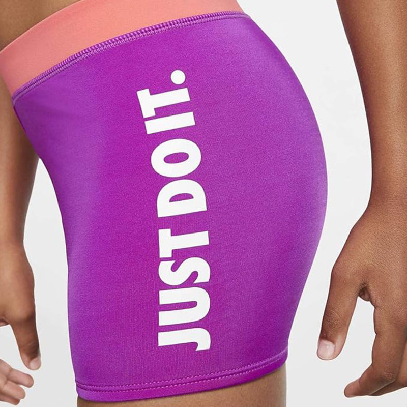 Nike - Girl's JDI Crossback Sport Bikini And Short Set (Vivid Purple)