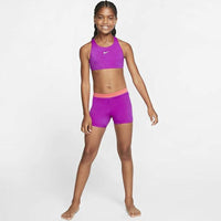 Nike - Girl's JDI Crossback Sport Bikini And Short Set (Vivid Purple)
