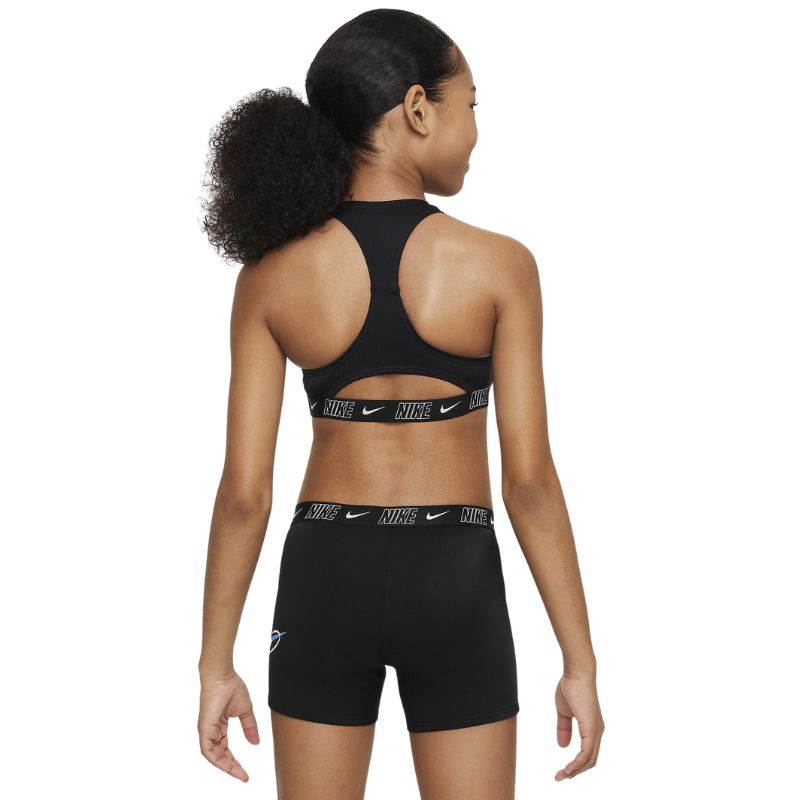 Nike - Girls Logo Tape Racerback Bikini & Short Set (Black)