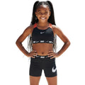 Nike - Girl's Logo Tape Racerback Bikini & Short Set (Black)