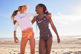Nike - Girls' Logo Toss Spiderback One Piece (Black)