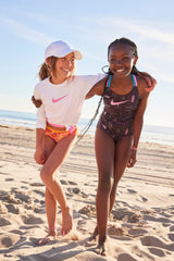 Nike - Girls' Logo Toss Spiderback One Piece (Black)