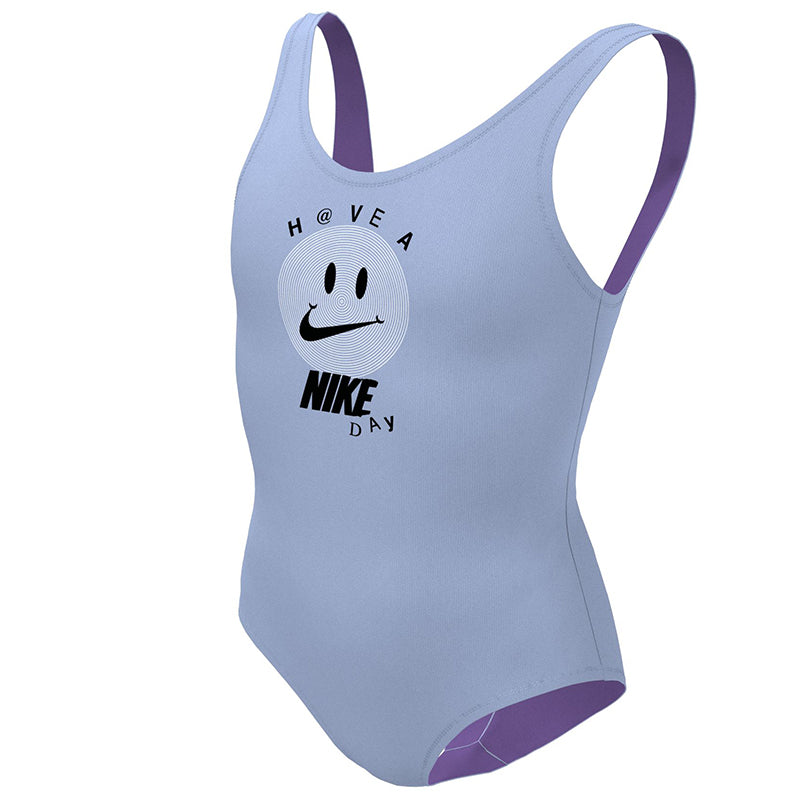 Nike - Girls' Multi Logo U-Back One Piece (Cobalt Bliss)