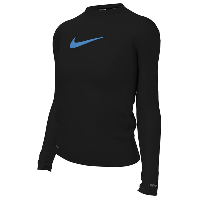 Nike - Girls' Swoosh Long Sleeve Hydroguard (Black)