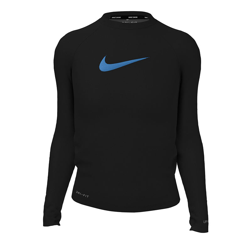 Nike - Girls' Swoosh Long Sleeve Hydroguard (Black)