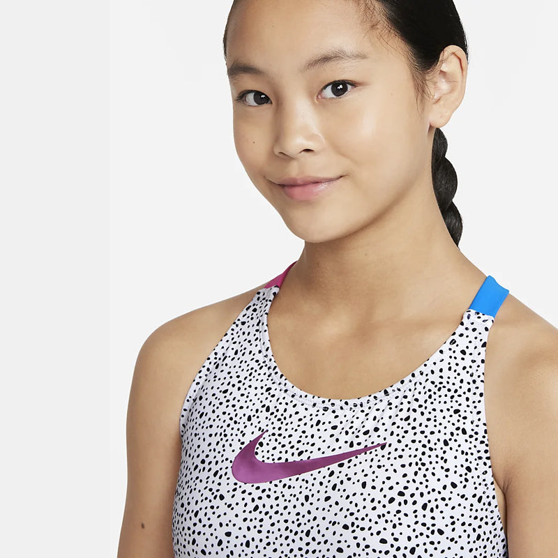 Nike - Girls' Water Dots Crossback Monokini (Black)