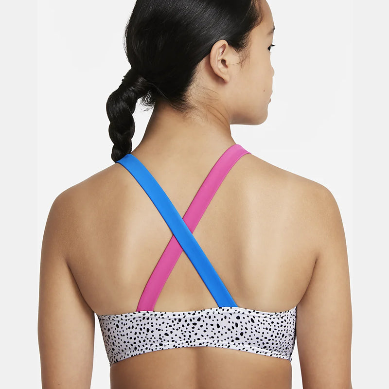 Nike - Girls' Water Dots Crossback Monokini (Black)