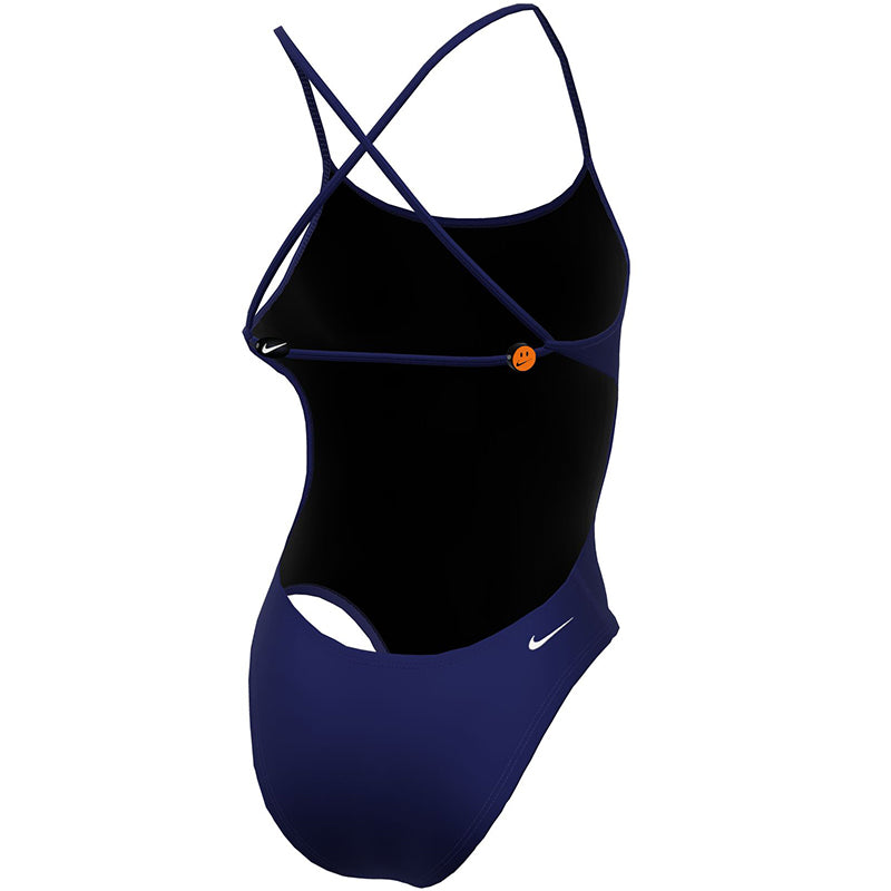 Nike - Hydrastrong Charms Multi Graphic Adjustable Crossback One Piece (Midnight Navy)