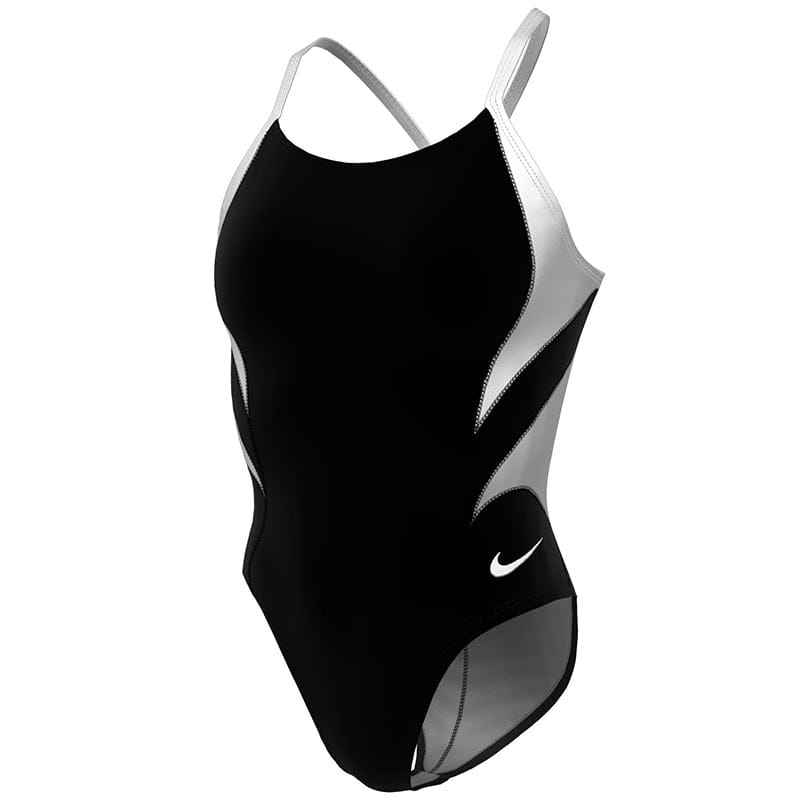 Nike - Hydrastrong Fly Racerback Ladies One Piece (Black/White)