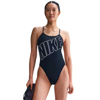 Nike - Hydrastrong Multi Graphic Adjustable Crossback One Piece (Black)