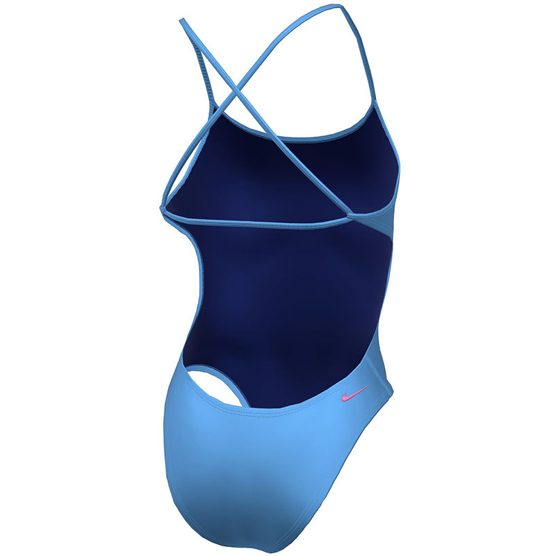 Nike - Hydrastrong Multi Graphic Adjustable Crossback One Piece (University Blue)