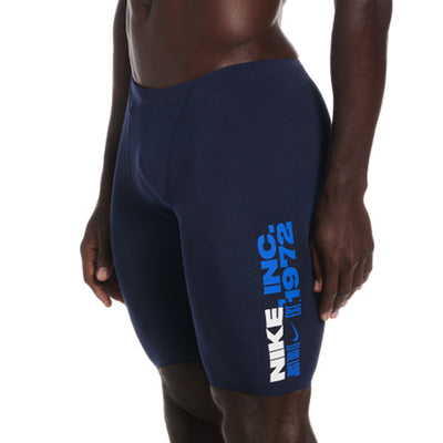 Nike - Hydrastrong Multi Graphic Men's Jammer (Midnight Navy)