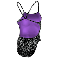 Nike - Hydrastrong Multi Print Cutout One Piece (Black)