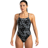 Nike - Hydrastrong Multi Print Cutout One Piece (Black)