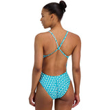 Nike - Hydrastrong Multi Print Cutout One Piece (Blue)