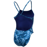Nike - Hydrastrong Multi Print Cutout One-Piece (Blue)