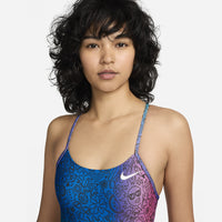 Nike - Hydrastrong Multi Print Cutout One Piece (Cool Multi)