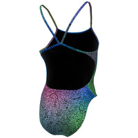 Nike - Hydrastrong Multi Print Cutout One Piece (Cool Multi)