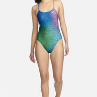 Nike - Hydrastrong Multi Print Cutout One Piece (Cool Multi)