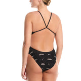 Nike - Hydrastrong Multi Print Cutout One Piece (Jet Black)