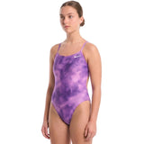 Nike - Hydrastrong Multi Print Cutout One Piece (Lt Magenta)