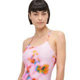 Nike - Hydrastrong Multi Print Cutout One-Piece (Pink Foam)