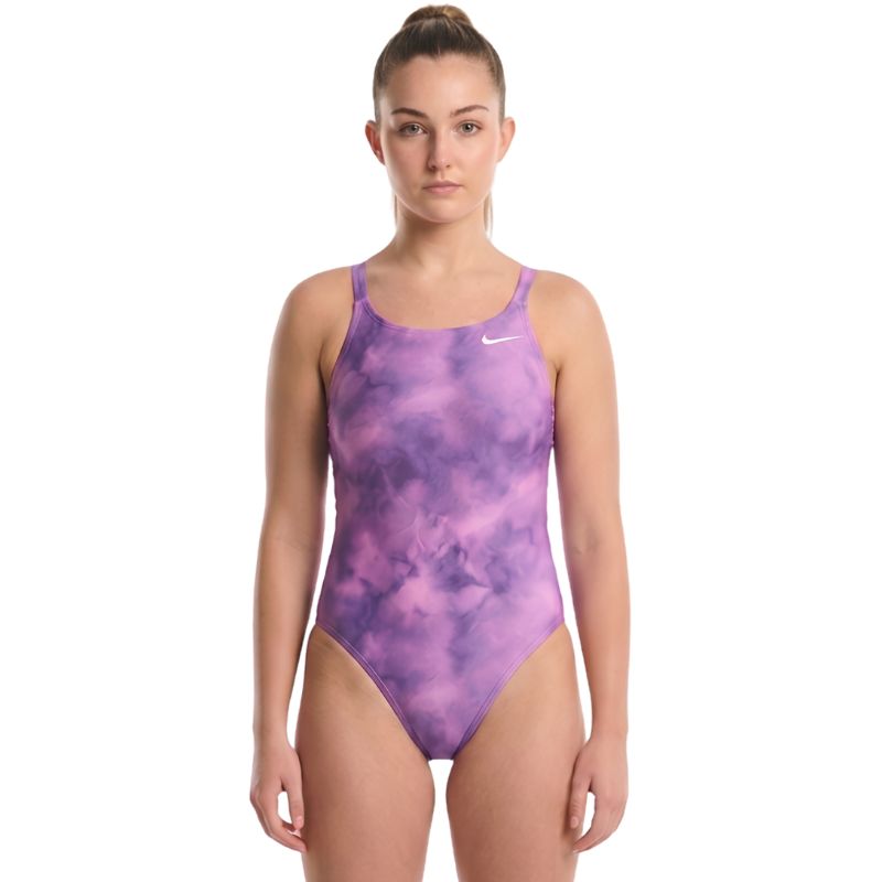 Nike - Hydrastrong Multi Print Fastback One Piece (Lt Magenta)