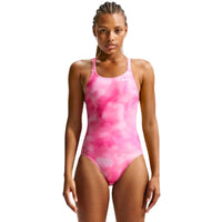 Nike - Hydrastrong Multi Print Fastback One Piece (Pink Foam)