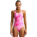 Nike - Hydrastrong Multi Print Fastback One Piece (Pink Foam)