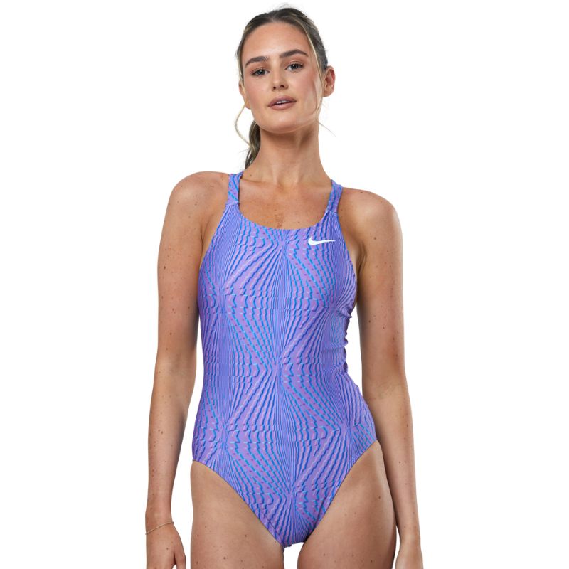 Red Nike Women's Hydrastrong Fastback One-Piece Swimsuit - Get The Label