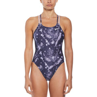 Nike - Hydrastrong Multi Print Spiderback One Piece (Ashen Slate)