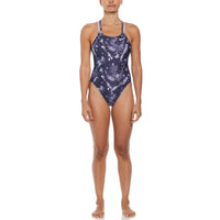 Nike - Hydrastrong Multi Print Spiderback One Piece (Ashen Slate)